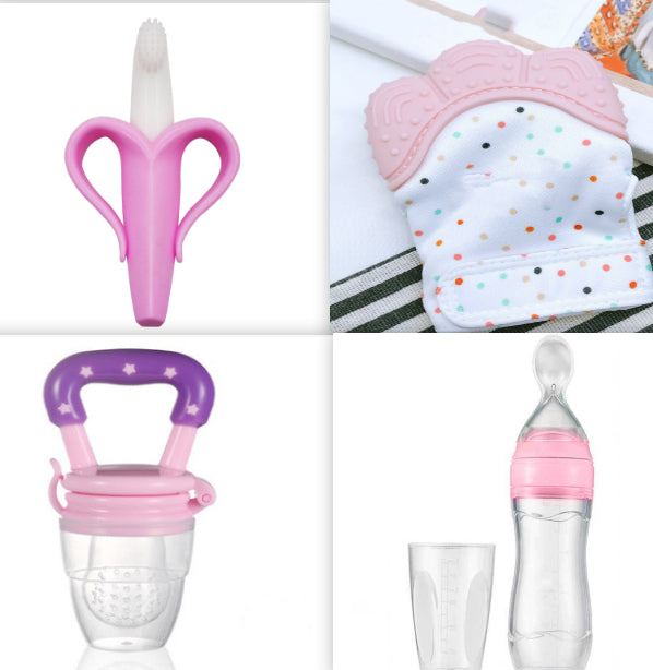 Baby Spoon Bottle Feeder – Soft Silicone Feeding Bottle for Infants & Toddlers