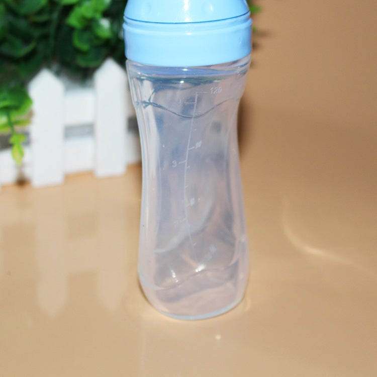 Baby Spoon Bottle Feeder – Soft Silicone Feeding Bottle for Infants & Toddlers