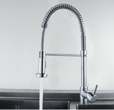 Matte Black Deck Mounted Kitchen Faucet
