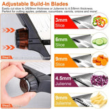 Stainless Steel Fruit & Vegetable Slicer – Sharp Kitchen Cutter for Fast Prep