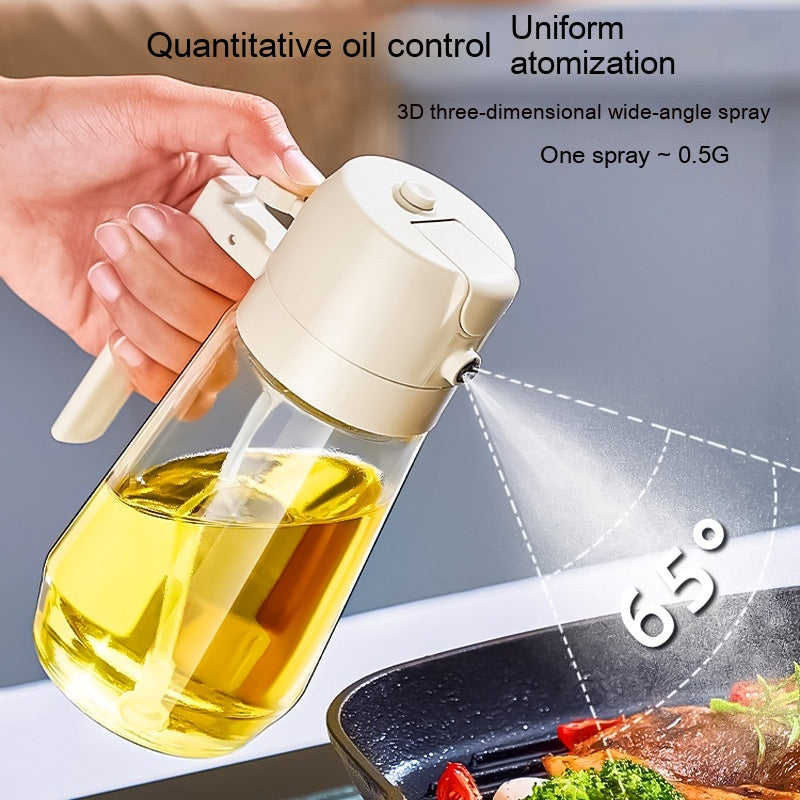 470ml Olive Oil Sprayer & Dispenser – Glass Cooking Oil Bottle for BBQ, Air Fryer & Baking