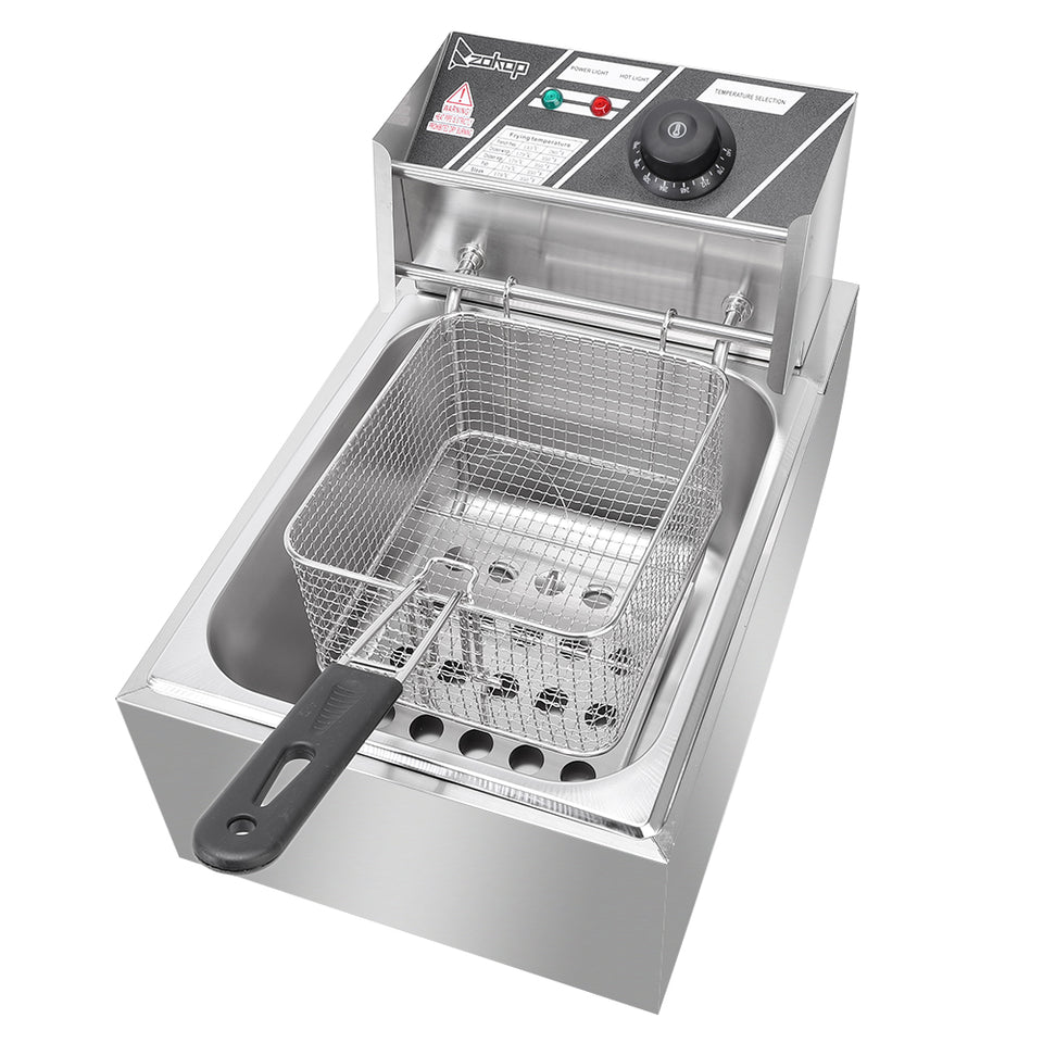 Stainless Steel Single Tank Electric Fryer