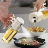 Oil Sprayer & Pour Bottle – Olive Oil Dispenser for Cooking, BBQ & Baking
