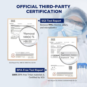 1060mL Water Filter Bottle, 4Stage F Daily Hydration Travel, Gray