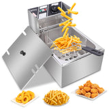 Stainless Steel Single Tank Electric Fryer